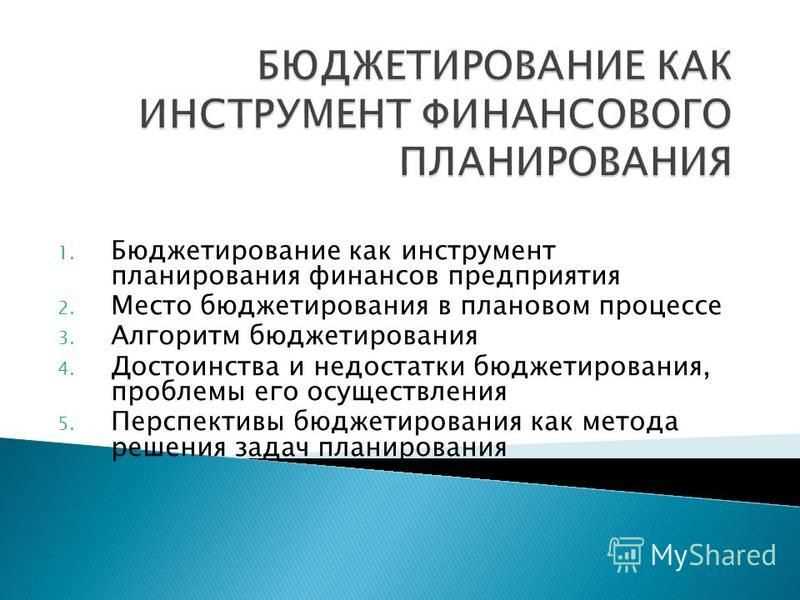 Разбор функции бюджетов в организации финансовой стратегии